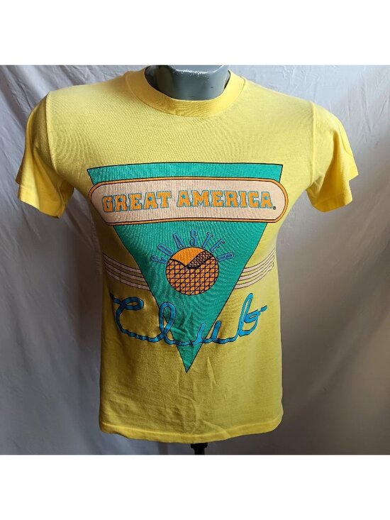 Sherry Other - Vintage Small Single Stitch T-shirt Great America Roller Coaster 80's Puff Print